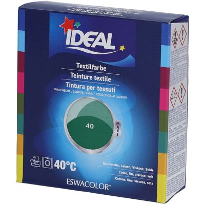 IDEAL Maxi Teinture textile longue tenue - 40 Vert moyen Teinture(S) 1 pc(s) - Publicité IDEAL Maxi Teinture textile longue tenue - 40 Vert moyen Teinture(S) 1 pc(s) - Publicité