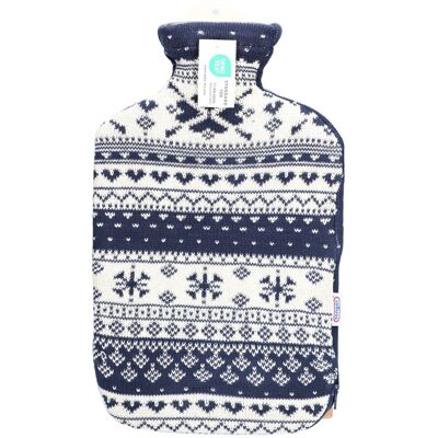 Sänger Bouillotte 2L – Housse Tricotée Bleue Motif Norvégien 1 pc(s) - Publicité Sänger Bouillotte 2L – Housse Tricotée Bleue Motif Norvégien 1 pc(s) - Publicité