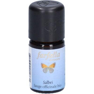 farfalla Sauge bio Grand Cru, huile essentielle Huile 5 ml - Publicité farfalla Sauge bio Grand Cru, huile essentielle Huile 5 ml - Publicité