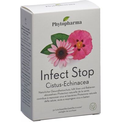 PHYTOPHARMA Infect Stop Pastilles à sucer Pastille(S) À Sucer 50 pc(s) - Publicité PHYTOPHARMA Infect Stop Pastilles à sucer Pastille(S) À Sucer 50 pc(s) - Publicité