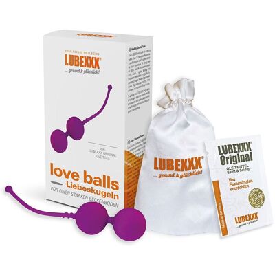 Lubexxx Boules de plaisir pour entraînement du plancher pelvien - Publicité Lubexxx Boules de plaisir pour entraînement du plancher pelvien - Publicité