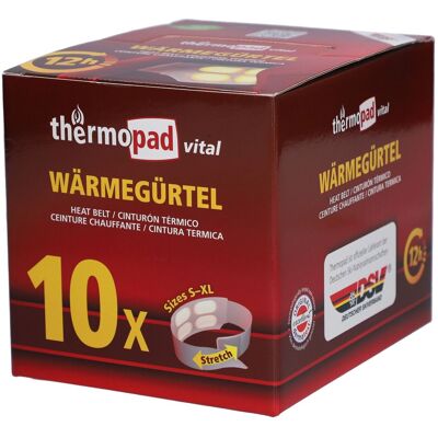 thermopad® vital Ceinture chauffante 10x1 pc(s) - Publicité thermopad® vital Ceinture chauffante 10x1 pc(s) - Publicité