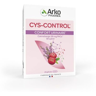 Arkopharma Cys-Control Confort Urinaire - Cranberry Bruyère - Complément Alimentaire - Publicité Arkopharma Cys-Control Confort Urinaire - Cranberry Bruyère - Complément Alimentaire - Publicité