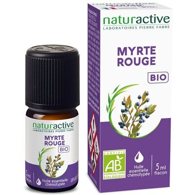 Naturactive Myrte rouge Huile essentielle BIO 5 ml - Publicité Naturactive Myrte rouge Huile essentielle BIO 5 ml - Publicité