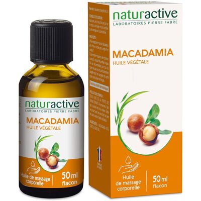 Naturactive Huile végétale MACADAMIA 50 ml - Publicité Naturactive Huile végétale MACADAMIA 50 ml - Publicité