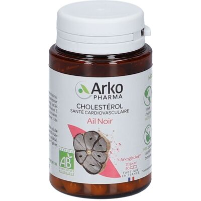 Arkopharma Arkogélules Ail Noir - 40 Capsules - Cœur & Immunité - Publicité Arkopharma Arkogélules Ail Noir - 40 Capsules - Cœur & Immunité - Publicité