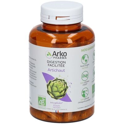 Arkopharma Artichaut Bio Soutien Digestif - 130 Capsules - Publicité Arkopharma Artichaut Bio Soutien Digestif - 130 Capsules - Publicité