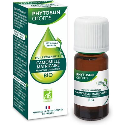 Phytosun Arôms PHYTOSUN aroms HUILES ESSENTIELLES CAMOMILLE MATRICAIRE BIO Goutte(S) Orale(S) 5 ml - Publicité Phytosun Arôms PHYTOSUN aroms HUILES ESSENTIELLES CAMOMILLE MATRICAIRE BIO Goutte(S) Orale(S) 5 ml - Publicité