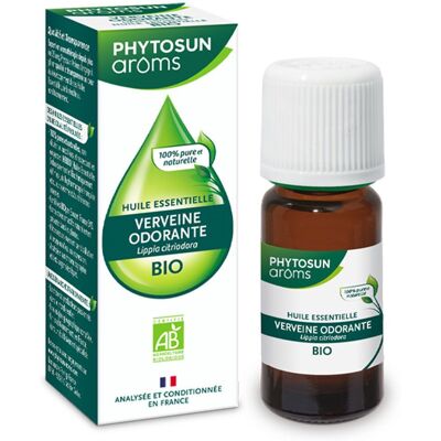 Huile Essentielle Bio de Verveine Odorante - 5ml - Publicité Huile Essentielle Bio de Verveine Odorante - 5ml - Publicité