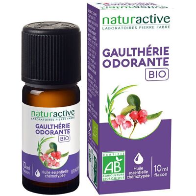naturactive Gaulthérie odorante Huile essentielle BIO 10 ml - Publicité naturactive Gaulthérie odorante Huile essentielle BIO 10 ml - Publicité