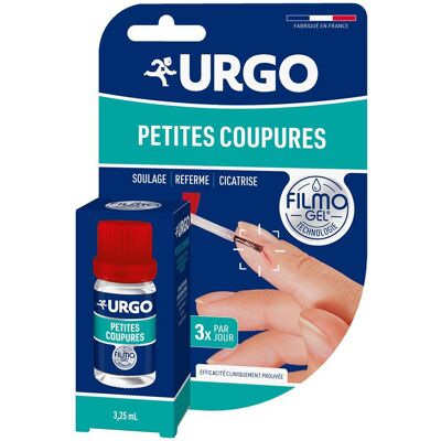 URGO Filmogel® Petites coupures Solution(S) 3 ml - Publicité URGO Filmogel® Petites coupures Solution(S) 3 ml - Publicité