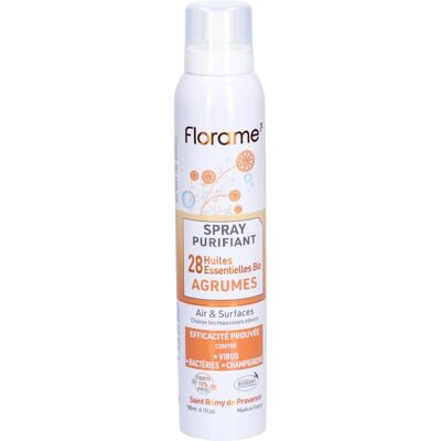 Florame Spray purifiant agrumes BIO 28 huiles essentielles Liquide 180 ml - Publicité Florame Spray purifiant agrumes BIO 28 huiles essentielles Liquide 180 ml - Publicité