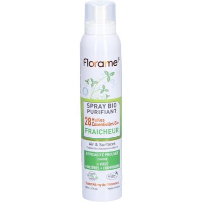 Florame Spray purifiant fraîcheur BIO 28 huiles essentielles Liquide 180 ml - Publicité Florame Spray purifiant fraîcheur BIO 28 huiles essentielles Liquide 180 ml - Publicité