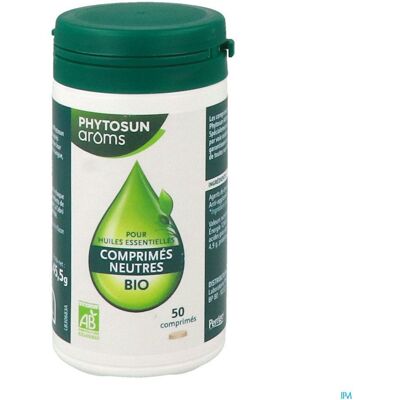 PHYTOSUN arôms Comprimés neutre BIO Comprimé(S) 50 pc(s) - Publicité PHYTOSUN arôms Comprimés neutre BIO Comprimé(S) 50 pc(s) - Publicité