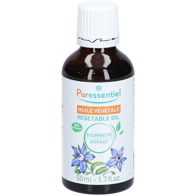 PURESSENTIEL Huile végétale de bourrache bio 50 ml - Publicité PURESSENTIEL Huile végétale de bourrache bio 50 ml - Publicité