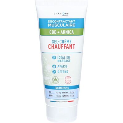 Granions® Décontractant Musculaire CBD + Arnica Gel-Crème Chauffant Gel(S) 75 ml - Publicité Granions® Décontractant Musculaire CBD + Arnica Gel-Crème Chauffant Gel(S) 75 ml - Publicité