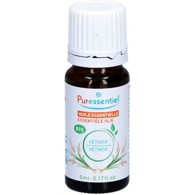 Puressentiel - Vetiver - Bio - 5 ml - huile essentielle - Publicité Puressentiel - Vetiver - Bio - 5 ml - huile essentielle - Publicité