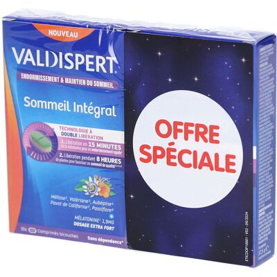 COOPER Valdispert Sommeil Intégral Comprimé(S) 2x30 pc(s) - Publicité COOPER Valdispert Sommeil Intégral Comprimé(S) 2x30 pc(s) - Publicité