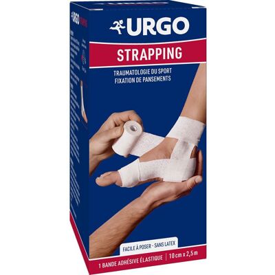PDM to be maintained URGO Strapping 10 cm x 2,5 Bandage(S) 1 pc(s) - Publicité PDM to be maintained URGO Strapping 10 cm x 2,5 Bandage(S) 1 pc(s) - Publicité