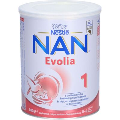 Nestle Nestlé® NAN® Evolia 1 Poudre 800 g - Publicité Nestle Nestlé® NAN® Evolia 1 Poudre 800 g - Publicité