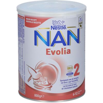 Nestle Nestlé® NAN® Evolia 2 Poudre 800 g - Publicité Nestle Nestlé® NAN® Evolia 2 Poudre 800 g - Publicité