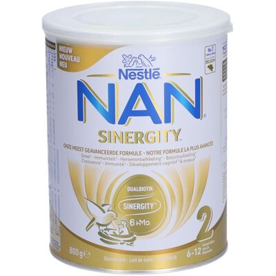 Nestle Nestlé® NAN® SINERGITY 2 6-12 Mois Poudre 800 g - Publicité Nestle Nestlé® NAN® SINERGITY 2 6-12 Mois Poudre 800 g - Publicité