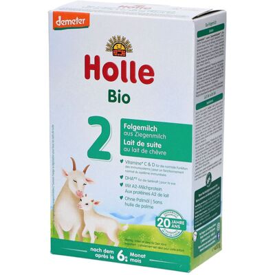 Lait de chèvre bio Holle 2 pour bébés 6-36 mois - Publicité Lait de chèvre bio Holle 2 pour bébés 6-36 mois - Publicité