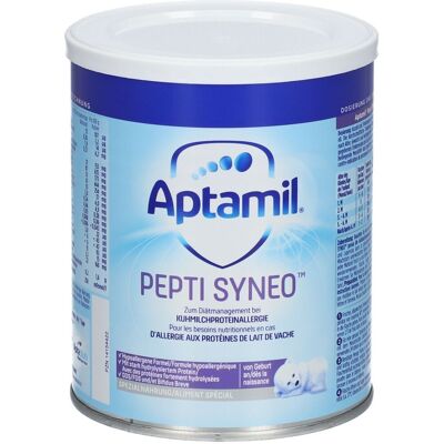 Aptamil Pepti Syneo (400 g) - Publicité Aptamil Pepti Syneo (400 g) - Publicité
