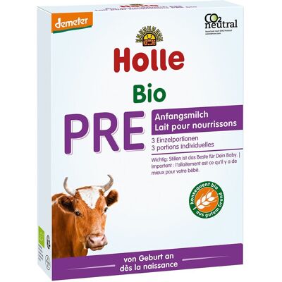 HOLLE Lait pour nourrissons PRE bio 400 g - Publicité HOLLE Lait pour nourrissons PRE bio 400 g - Publicité