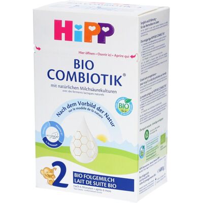 HiPP Lait de suite Bio Combiotik 2 dès 6 mois Poudre 600 g - Publicité HiPP Lait de suite Bio Combiotik 2 dès 6 mois Poudre 600 g - Publicité