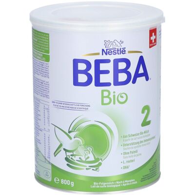 Nestlé BEBA Bio 2 Lait de suite 6 mois et plus Suppositoire(S) Pour Nourrissons 800 g - Publicité Nestlé BEBA Bio 2 Lait de suite 6 mois et plus Suppositoire(S) Pour Nourrissons 800 g - Publicité