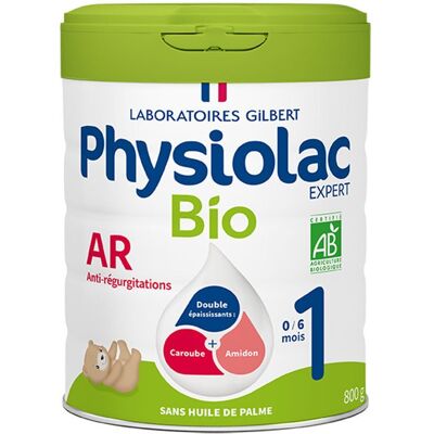Physiolac Bio AR Lait infantile - Anti-régurgitations 0-6 mois - Publicité Physiolac Bio AR Lait infantile - Anti-régurgitations 0-6 mois - Publicité
