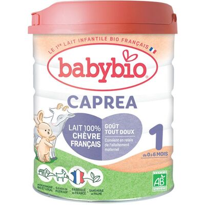 Babybio Lait de Chèvre Caprea 0-6 mois Bio 800g - Publicité Babybio Lait de Chèvre Caprea 0-6 mois Bio 800g - Publicité
