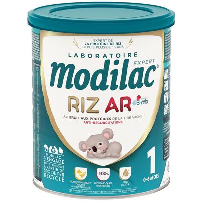 Modilac Expert Riz AR Lait 0-6 mois - Utilisation médicale - Publicité Modilac Expert Riz AR Lait 0-6 mois - Utilisation médicale - Publicité