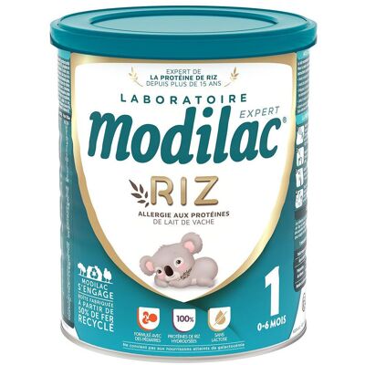 Modilac Expert 1 Riz - Lait infantile pour bébés allergiques - Publicité Modilac Expert 1 Riz - Lait infantile pour bébés allergiques - Publicité