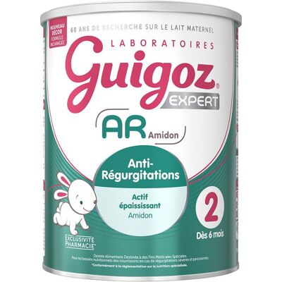 Lait pour bébé Guigoz - Anti-régurgitation 6-12 mois 780g - Publicité Lait pour bébé Guigoz - Anti-régurgitation 6-12 mois 780g - Publicité