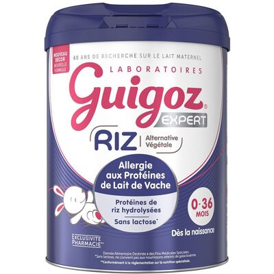 PDM to be maintained Guigoz Expert Riz Alternative Végétale - Dès la naissance Lait 800 g - Publicité PDM to be maintained Guigoz Expert Riz Alternative Végétale - Dès la naissance Lait 800 g - Publicité