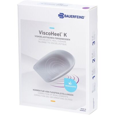 ViscoHeel BAUERFEIND® K Talonnette Viscoélastique Taille 2 1 paire Semelles Intérieures pc(s) - Publicité ViscoHeel BAUERFEIND® K Talonnette Viscoélastique Taille 2 1 paire Semelles Intérieures pc(s) - Publicité