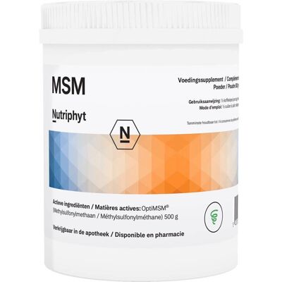 Nutriphyt MSM Supplément Minéral - 500 g - Publicité Nutriphyt MSM Supplément Minéral - 500 g - Publicité