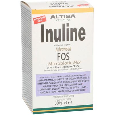 Altisa Inuline Advanced FOS Preflora + Microbiotique Proflora Poudre - Type de produit - Publicité Altisa Inuline Advanced FOS Preflora + Microbiotique Proflora Poudre - Type de produit - Publicité