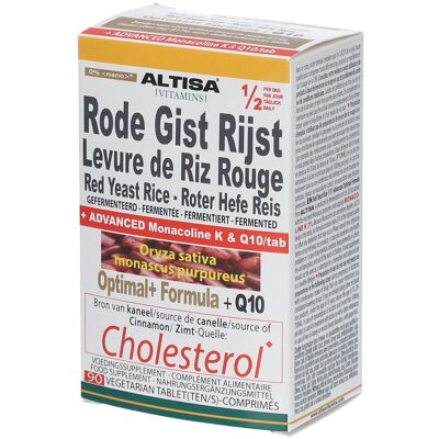 Altisa Levure de Riz Rouge Comprimé(S) 90 pc(s) - Publicité Altisa Levure de Riz Rouge Comprimé(S) 90 pc(s) - Publicité
