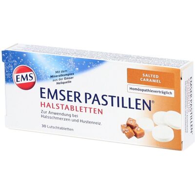 EMSER Pastilles Caramel Salé Pastille(S) 30 pc(s) - Publicité EMSER Pastilles Caramel Salé Pastille(S) 30 pc(s) - Publicité