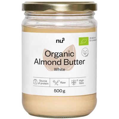 nu3 beurre d'amande biologique, blanc Pâte 500 g - Publicité nu3 beurre d'amande biologique, blanc Pâte 500 g - Publicité