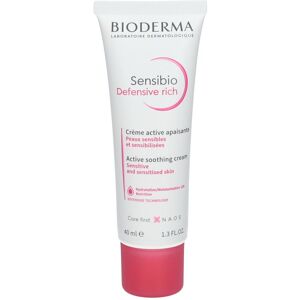 Bioderma Sensibio Defensive Rich Crème Hydratante - Peau Sensible - Publicité Bioderma Sensibio Defensive Rich Crème Hydratante - Peau Sensible - Publicité