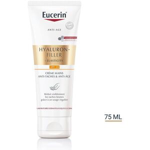 Eucerin® HYALURON-FILLER + ELASTICITY Crème Mains Anti-Taches & Anti-Âge SPF30 Pour La Peau 75 ml - Publicité Eucerin® HYALURON-FILLER + ELASTICITY Crème Mains Anti-Taches & Anti-Âge SPF30 Pour La Peau 75 ml - Publicité