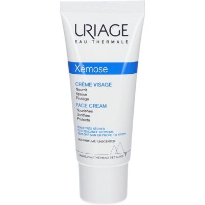 Crème Visage Xémose d'Uriage - Nourrissante, Apaisante, Peau Sensible - Publicité Crème Visage Xémose d'Uriage - Nourrissante, Apaisante, Peau Sensible - Publicité