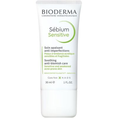 Bioderma Sébium Sensitive Soin Apaisant Anti-Imperfections (30 ml) - Publicité Bioderma Sébium Sensitive Soin Apaisant Anti-Imperfections (30 ml) - Publicité