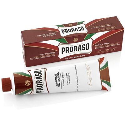 Proraso Sandalwood Crème à Raser Tube 150 ml - Publicité Proraso Sandalwood Crème à Raser Tube 150 ml - Publicité