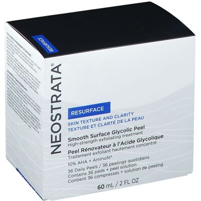 NeoStrata Neo Resurface - Peeling Quotidien Lisse de Surface - 60ml - Acide Glycolique - Sans Parfum - Face the Future - Publicité NeoStrata Neo Resurface - Peeling Quotidien Lisse de Surface - 60ml - Acide Glycolique - Sans Parfum - Face the Future - Publicité