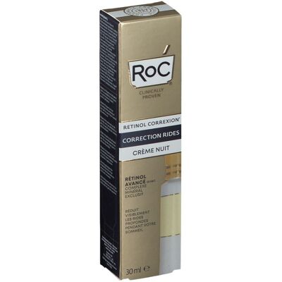 Roc Retinol Correxion Crème Nuit Anti-Rides (30ml) - Publicité Roc Retinol Correxion Crème Nuit Anti-Rides (30ml) - Publicité